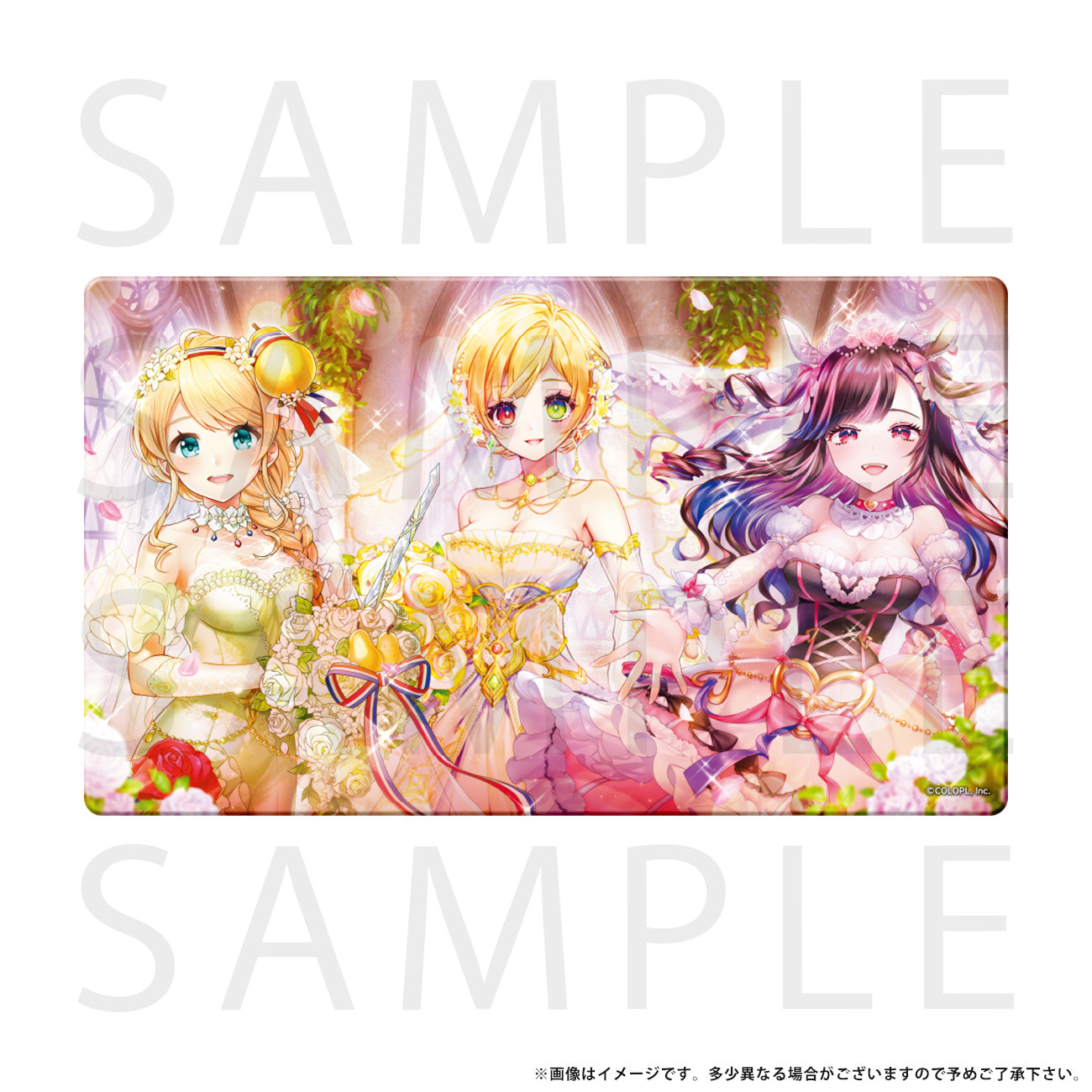 本日限定出品 友好の乙姫 アルヴィナ 4枚 shiro_9thEC_rubbermat_04_SAMPL