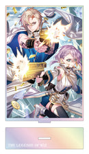 「クイズRPG 魔法使いと黒猫のウィズ」オーロラアクリルスタンド ヴィレス＆ラシュリィ 11th Anniversary ver.