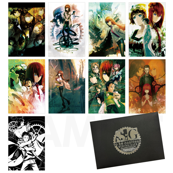 シュタインズゲート 15thライブ 缶バッジ 全8種コンプ ドレスイラスト STEINS;GATE 15th LIVE - ONE WORLD - 事後通販