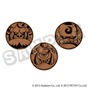 城とドラゴン 顔面コルクコースター3種セット