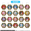 白猫プロジェクト NEW WORLD'S バレンタイン&ホワイトデー2024 トレーディングホログラム六角形缶バッジ vol.1